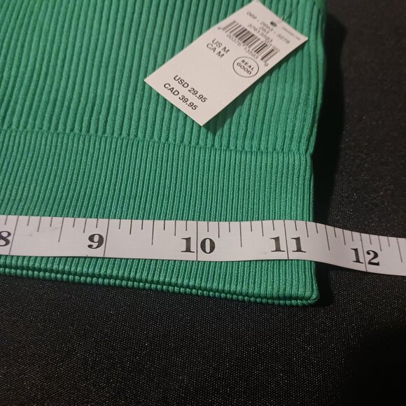 Aerie Seamless Strappy Padded Bralette in green, size medium, NWT - Picture 6 of 10